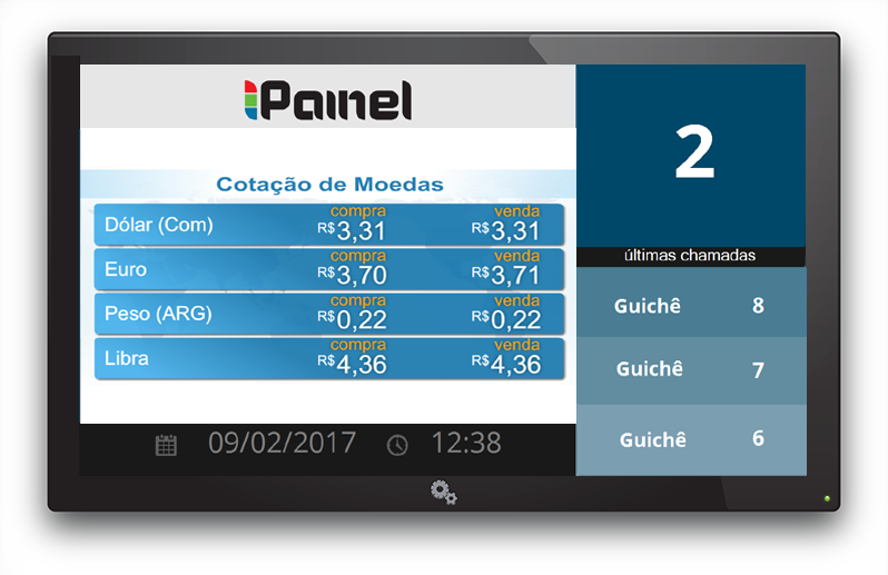 Cotação de moedas