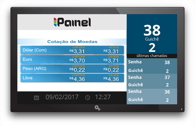 Cotação de moedas